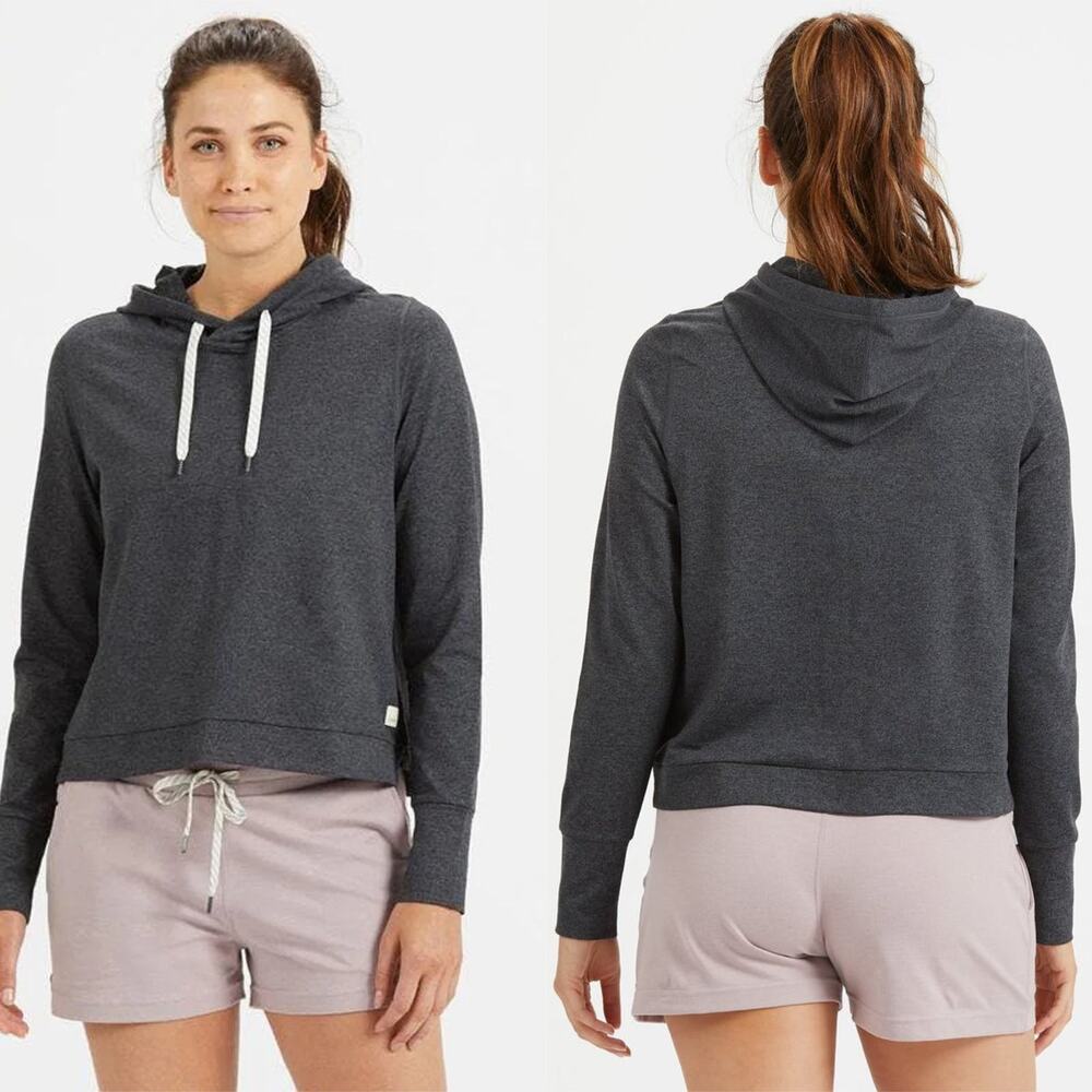 Vuori Halo Essential Hoodie Charcoal Heather